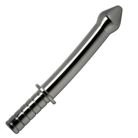 Stainless Steel Phallic Baton Dildo - Anal Dildos