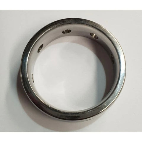 Hot & Cold Metal Cock Ring 15mm - Cock Rings