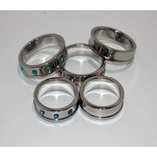 Hell's Couture Premium Steel Erection Ring - Cock Rings