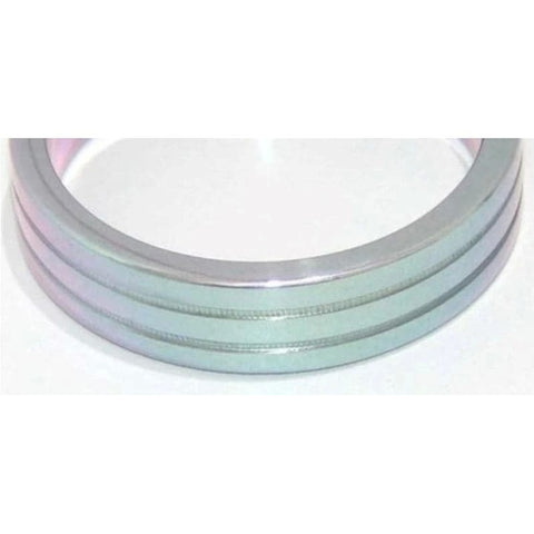 Aluminium Groove Cock Ring - Cock Rings