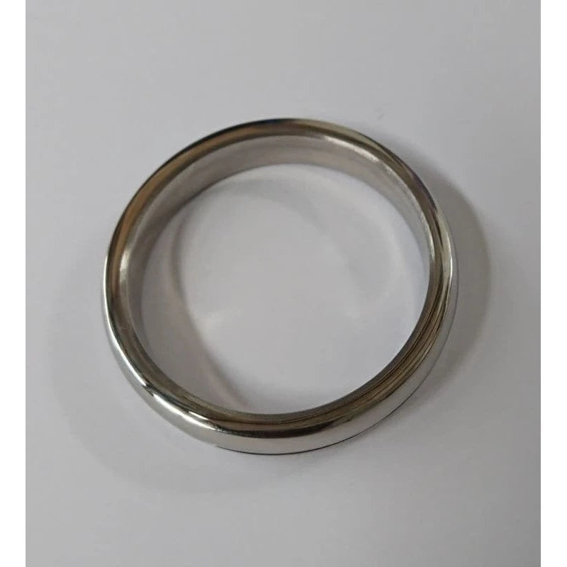 Donut Steel Cock Ring Grooved Cock Rings