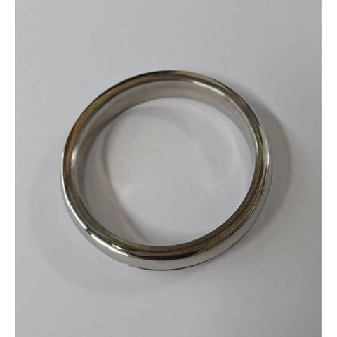 Donut Steel Cock Ring Grooved - Cock Rings