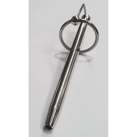 Cracked Steel Princes Wand and Glans Ring - Extreme Pleasure Set - Penis Plugs