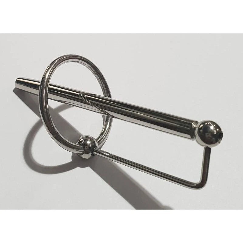 Long Princes Wand with Glans Ring Penis Plugs