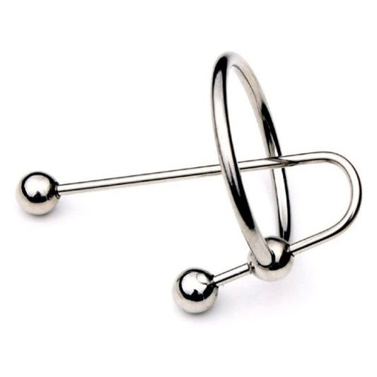 JustSteel Urethra Clip with Glans Ring - Penis Plugs