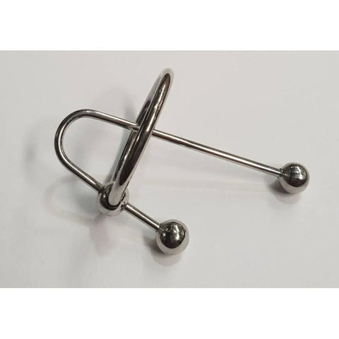 JustSteel Urethra Clip with Glans Ring - Penis Plugs