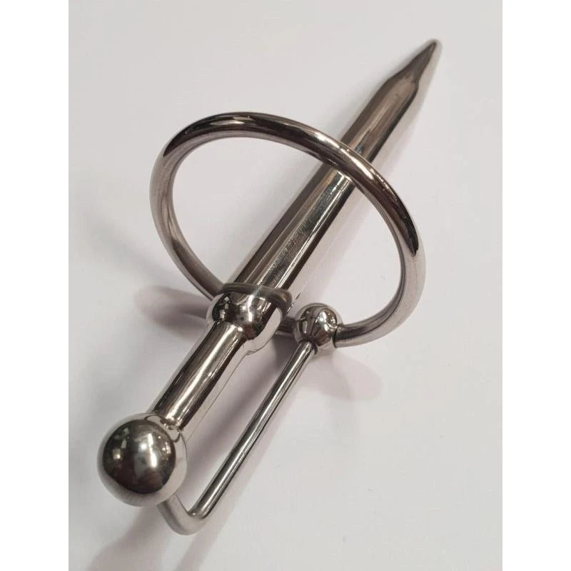 Neat Tube Cock Plug With Glans Ring & Ball Penis Plugs