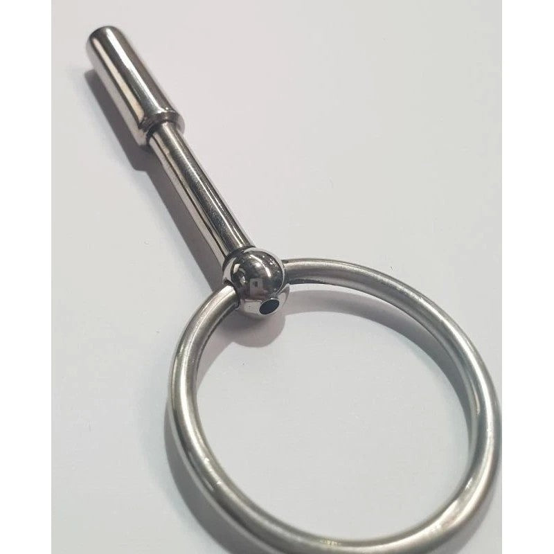 UTube Slender Two Stage Penis Plug with Ring Penis Plugs