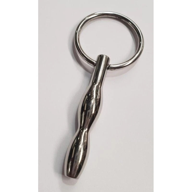 Ripple Cum Thru Penis Plug With Glans Ring Penis Plugs