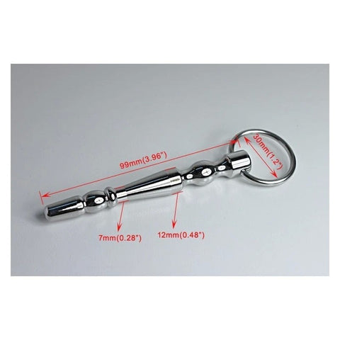 Nuke Penis Plug With Glans Ring - Penis Plugs