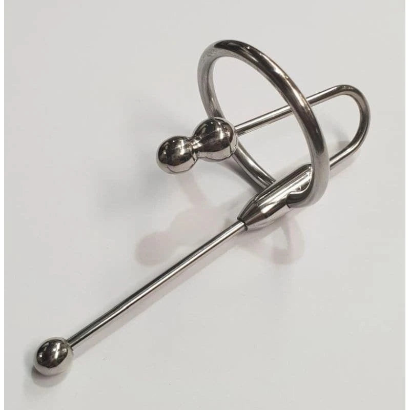 Unleash Intense Sensations - Hell's Couture Deluxe Urethral Plug & Ring Set Penis Plugs