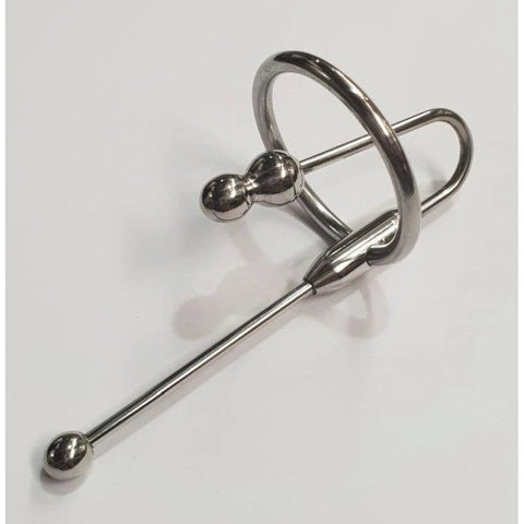 Unleash Intense Sensations - Hell's Couture Deluxe Urethral Plug & Ring Set - Penis Plugs
