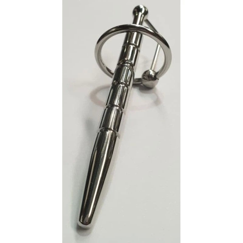 Desire Ribbed Penis Plug With Glans Ring Penis Plugs