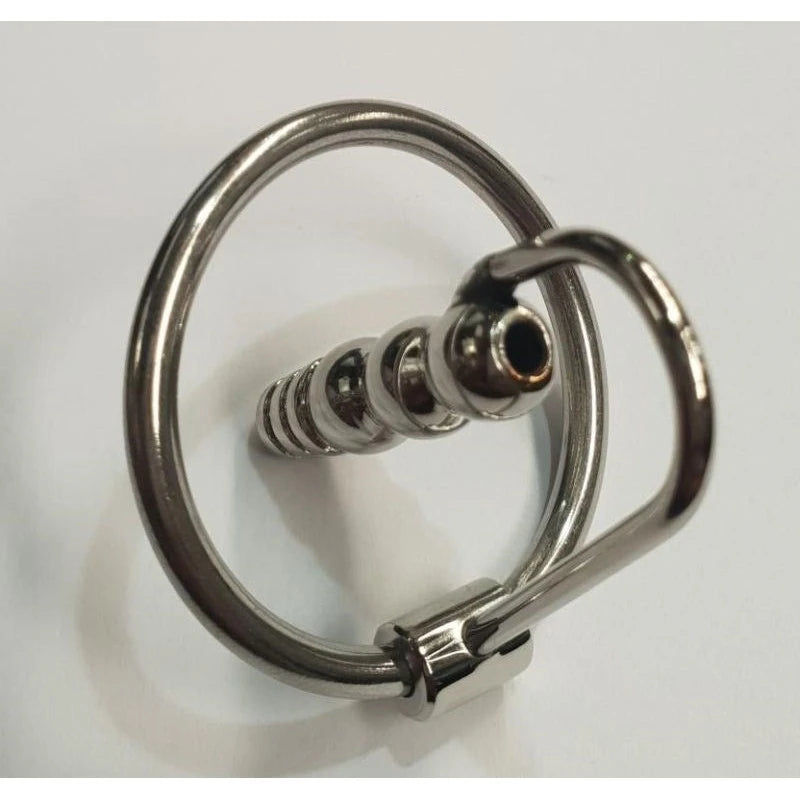 Round Tip Ribbed Penis Plug & Glans Ring Penis Plugs