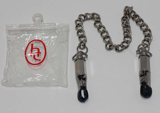 Hell's Couture Deluxe Adjustable Nipple Clamps - Crafted for Pleasure, Built for Endurance Breast and Nipple Toys