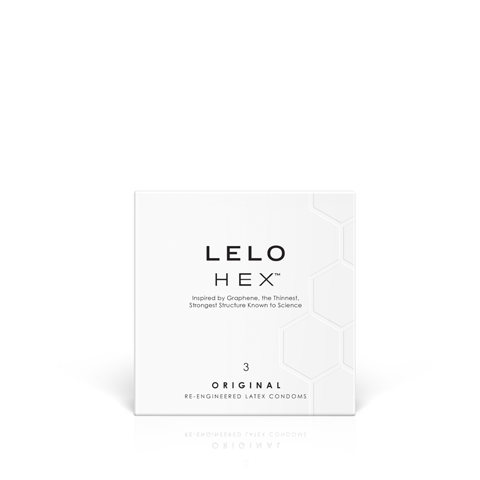 LELO HEX Original Unique Structure Thin Condoms - Condoms