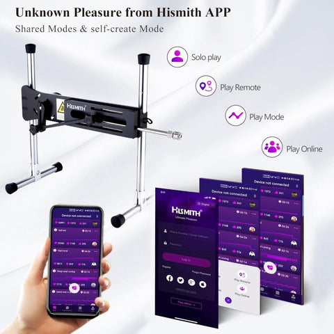 Hismith Premium 3.0 Sex Machine with App Control & Remote - Sex Machines