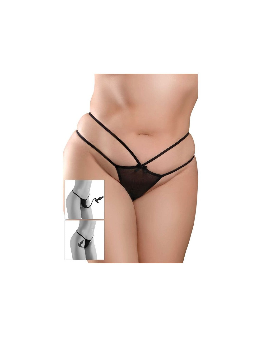 Pipedream HOOKUP Remote Triple Teaser With Butt Plug Remote Control Vibrators