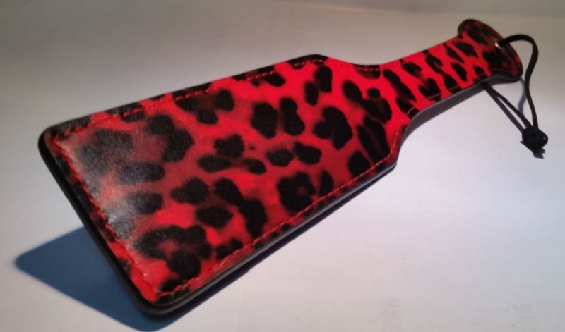 Red Leopard Paddle Paddles And Slappers