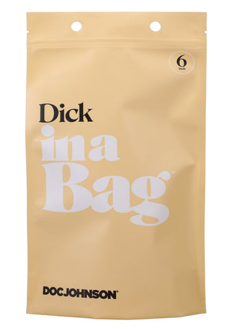 Doc Johnson 6 inch Realistic Dick In A Bag - Realistic Dildos