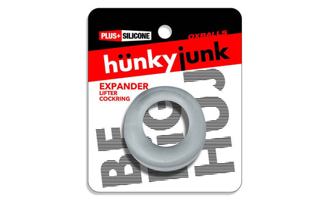 Hunkyjunk Expander Slim Scoop Silicone Cock Ring - Stretchy Cock Rings