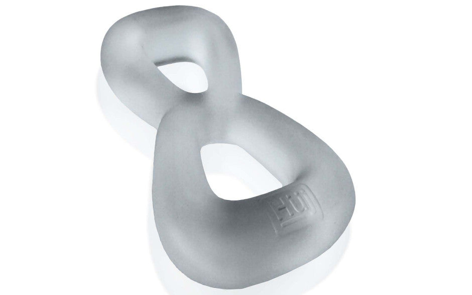 Hunkyjunk Boomerang Double Cockring Ball Stretcher - Ball Stretchers and Crushers