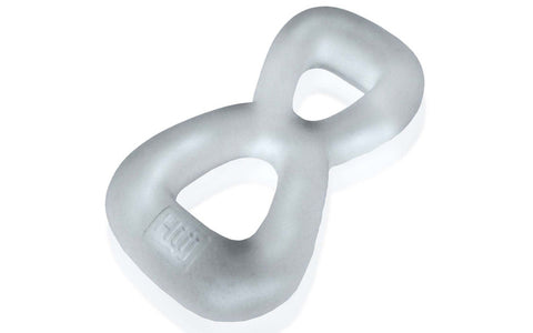 Hunkyjunk Boomerang Double Cockring Ball Stretcher - Ball Stretchers and Crushers