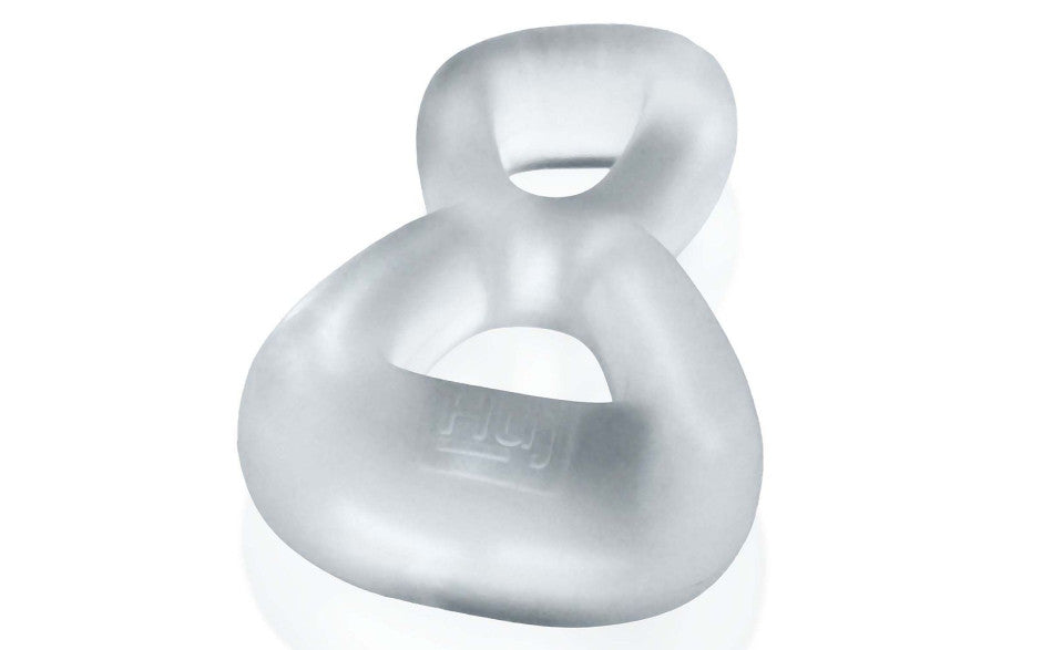 Hunkyjunk Boomerang Double Cockring Ball Stretcher - Ball Stretchers and Crushers