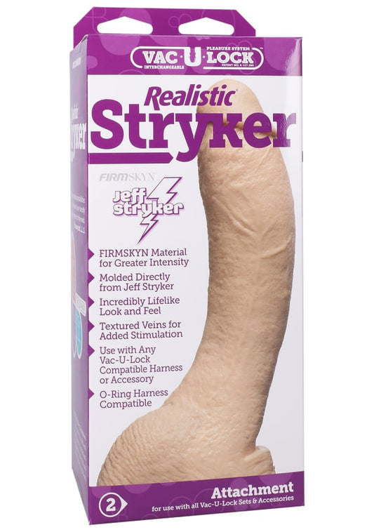 Doc Johnson Stryker Vac U Lock Realistic Cock - Strap On Sextoys