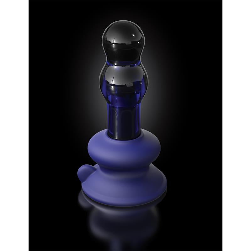 Pipedream Icicles No 83 Remote Control Glass Anal Vibrator Glass Sex Toys