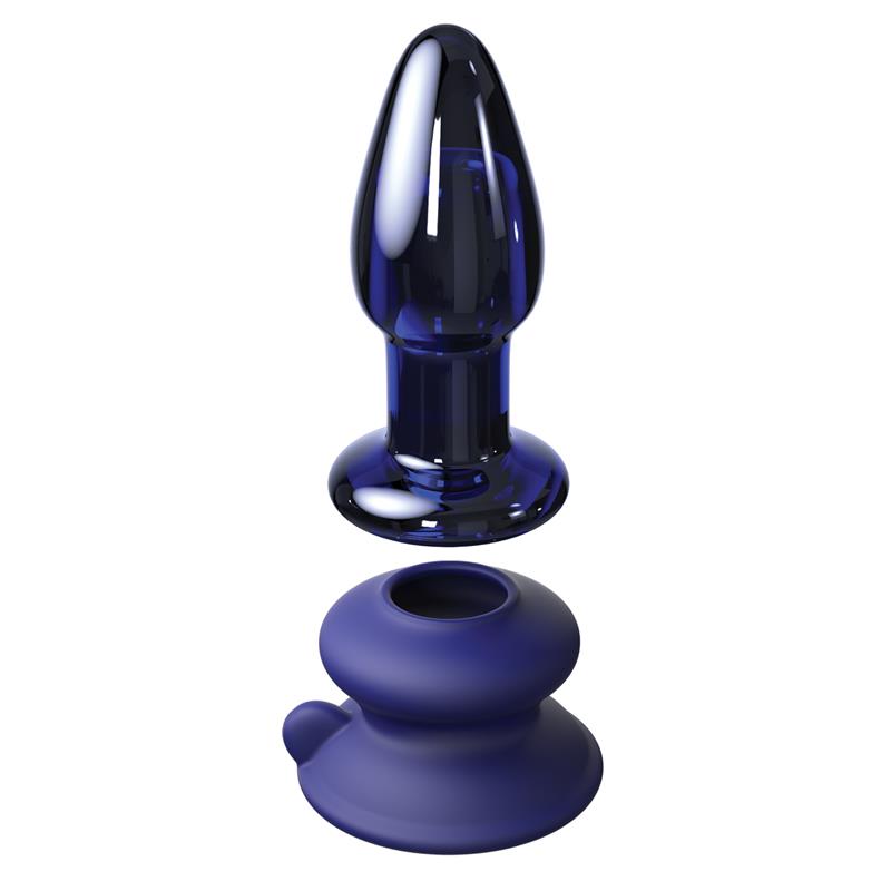 Pipedream Icicles No 85 Rechargeable Glass Butt Plug Glass Sex Toys
