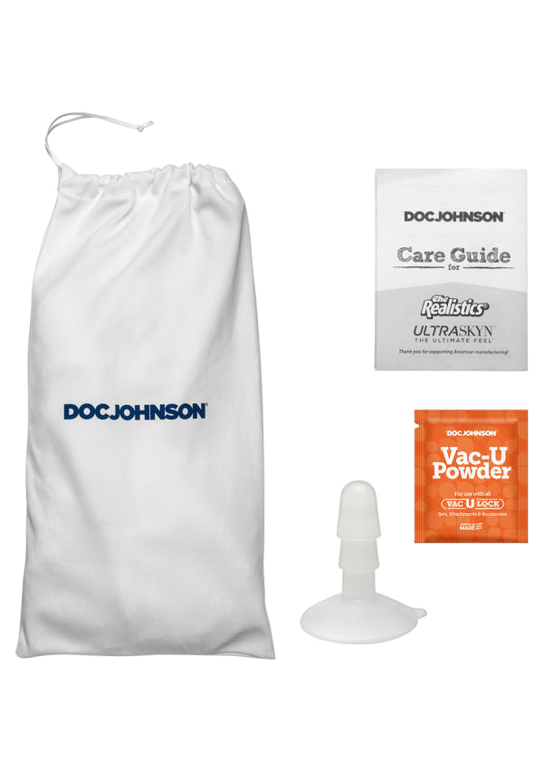 Doc Johnson The Realistic UR3 Cock with Balls 8 inch Realistic Dildos