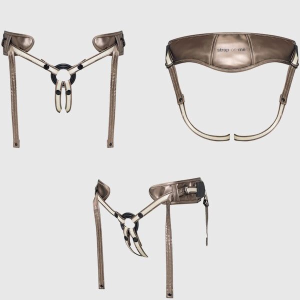 STRAP-ON-ME Leatherette Harness DESIROUS One Size - Strap On Sextoys