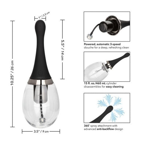CalExotics Executive Rechargeable Auto Douche - Anal Cleansing