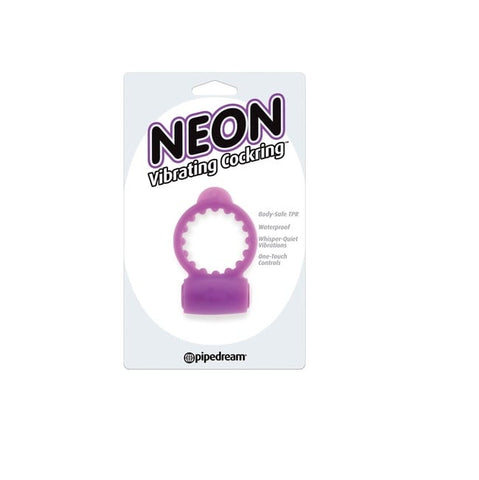 Pipedream Neon Stretchy and Vibrating Cock Ring - Cock Rings
