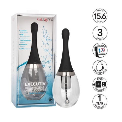 CalExotics Executive Rechargeable Auto Douche - Anal Cleansing