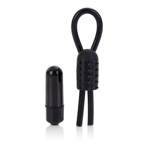 CalExotics 10 Function Vibrating Silicone Stud Lasso Ring - Cock Rings