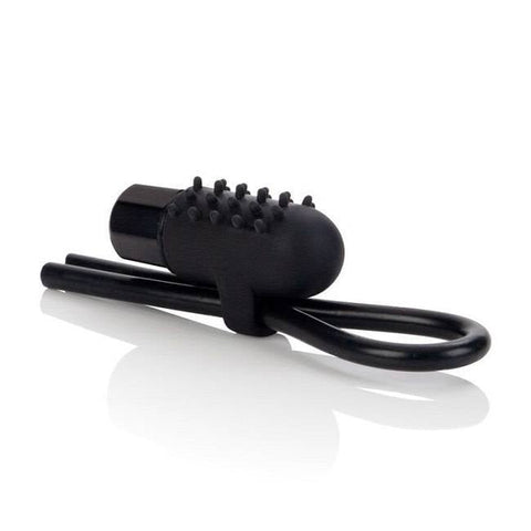 CalExotics 10 Function Vibrating Silicone Stud Lasso Ring - Cock Rings