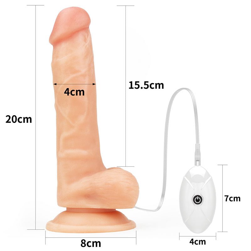 Lovetoy Ingen Vibrating Easy Strap-On Set Flesh 19cm Strap On Sextoys