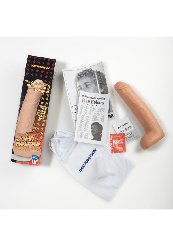 Doc Johnson John Holmes Suction Cup Realistic Cock Realistic Dildos