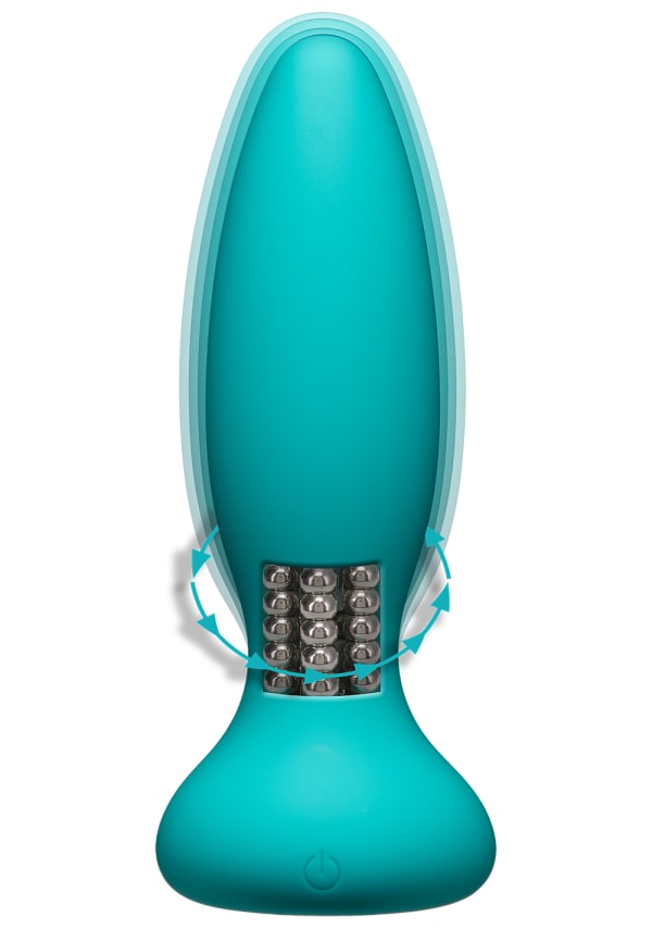 Doc Johnson A-Play Rimmer Rechargeable Silicone Anal Clit Ticklers and Pulsators
