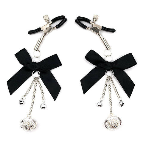 Jingling Bell Womens Adult Nipple Clamps - Nipple and Clit Clamps