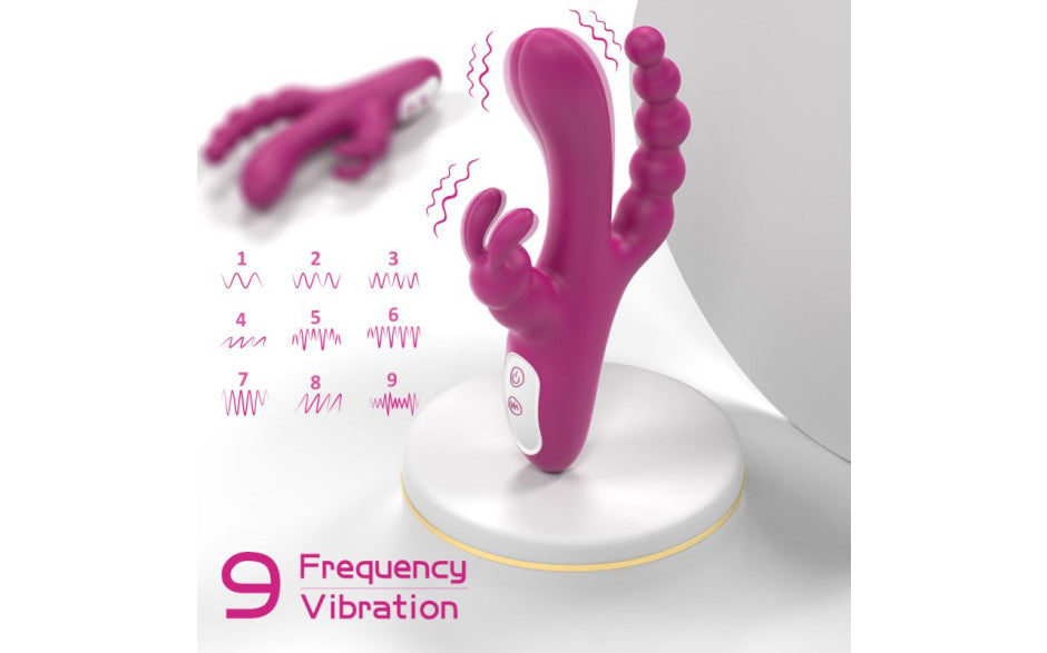 S-Hande Joker Triple Ecstasy Couples Vibrator Rabbit Vibrators