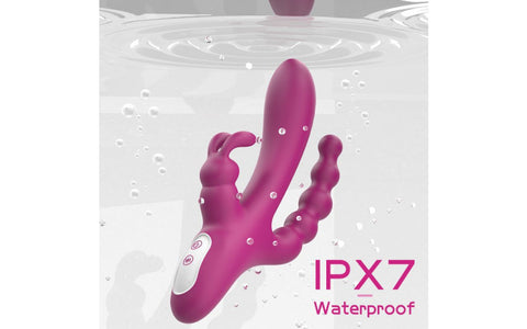 S-Hande Joker Triple Ecstasy Couples Vibrator - Rabbit Vibrators