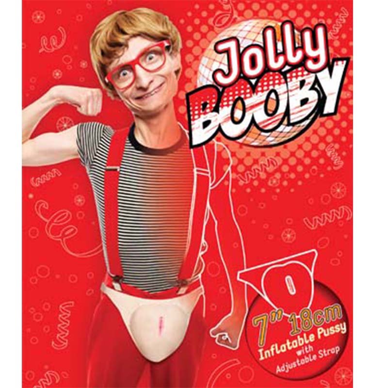 Jolly Booby Inflatable Pussy with Straps Party Gifts and Novelties