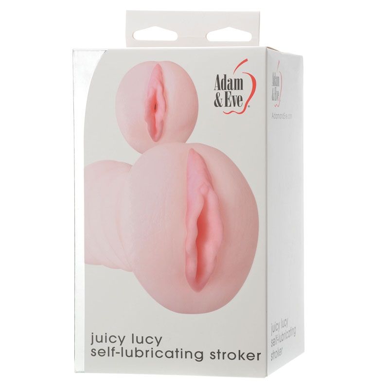 Adam & Eve JUICY LUCY Self Lubricating Vagina Stroker Masturbators and Strokers