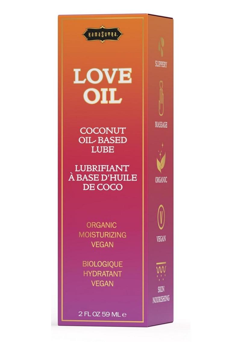 Kama Sutra LOVE OIL Coconut Oil Based Lube & Body Glide 59 ml Massage Oils and Lubricants