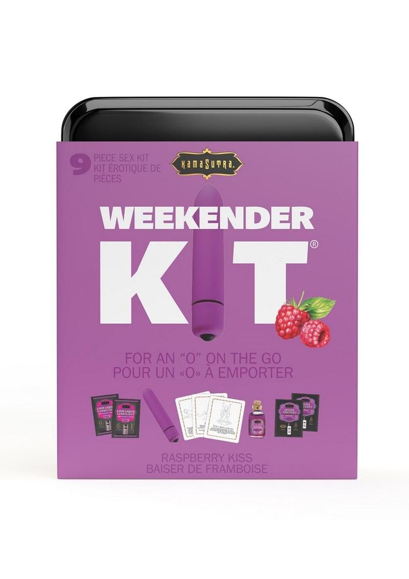 Kama Sutra Weekender Massage Oils & Vibrator Set 12 Prepack Sex Kits