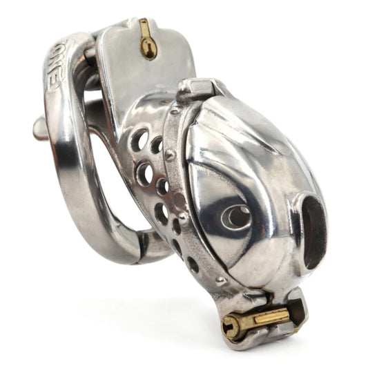 Kidding Zone's Premium Metal Cock Cage - Discreet Chastity Solution - Male Chastity
