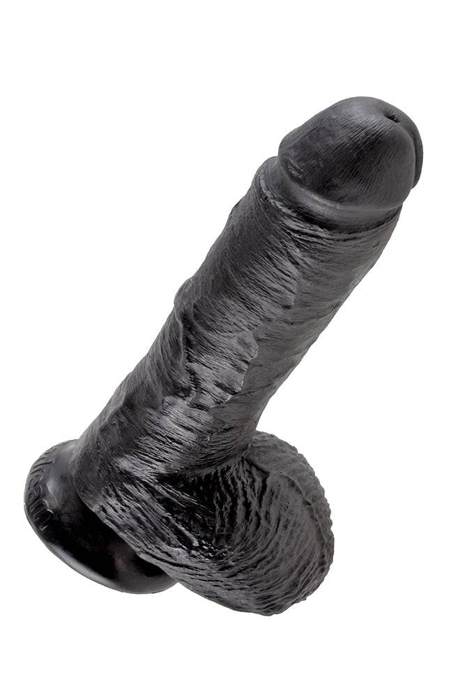 King Cock 8 Inch Realistic Dildo with Balls and Suction Cup Realistic Dildos